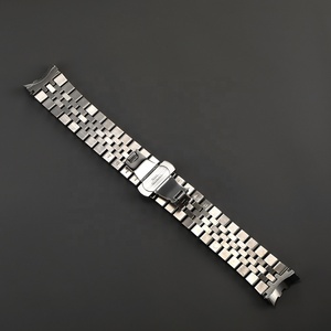 Bracelets de <span class=keywords><strong>montre</strong></span> en acier inoxydable pour <span class=keywords><strong>montre</strong></span>, fin incurvée, solide, adapté aux montres <span class=keywords><strong>seiko</strong></span> 007 - Product Image 4
