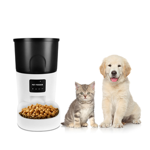 Distributeur de bol pour animaux de compagnie 3L portable connecté en WiFi Chargeur automatique avec verrouillage à clé Source de charge <span class=keywords><strong>Avis</strong></span> anormal - Product Image 3