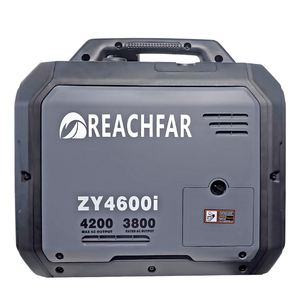 เครื่องกำเนิดไฟฟ้าเบนซินแบบพกพาจากโรงงานโดยตรง 4kW 4000W สำหรับสำรองไฟบ้าน ตั้งแคมป์ และสถานที่ทำงาน 004-007 กำลังไฟ 4kW ให้พลังงานที่เชื่อถือได้ - Product Image 5