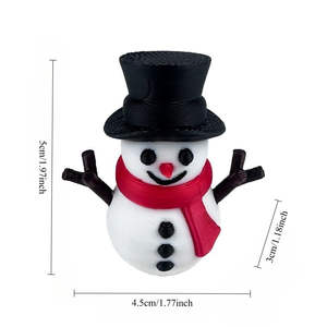 Decorazioni Natalizie in Plastica Stampate in 3D con Babbo Natale, Prodotte in Cina - Product Image 5