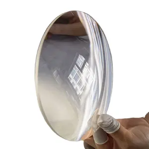 D150mm毫米200毫米250毫米350毫米大直径JGS1 K9玻璃平凸透镜AR涂层无涂层球面透镜