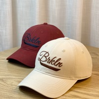 Casquette Souple OEM Brodé Style Vintage à Calotte Profonde Grande Taille avec Lettres pour Hommes et Femmes