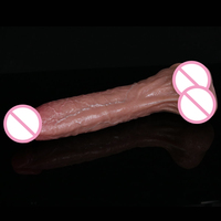 Dildo réaliste géant, jouets sexuels en silicone double couche, gros dildos, dildo réaliste de grande taille, stimulation du point G, jeu anal, jouet sexuel pour femmes