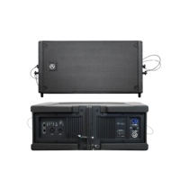 Accuracy Pro Audio CF208A Altavoz de Línea de 2 Vías con Doble Woofer de 8'', Módulo de Línea Profesional Activo Compacto de Alta Potencia