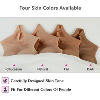 Combinaison en silicone de qualité médicale, plaque pectorale, bonnet H Z |   Costume de drag queen réaliste avec forme de seins pour travestis en taille standard et grande taille