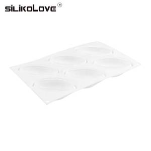Moule à gâteau en silicone antiadhésif sans BPA, forme cacao, 6 cavités, certifié LFGB Platinum, de la marque MUYULINS - Product Image 5