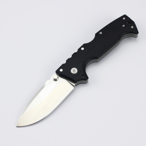 Hot c-old thép AD10 New G10 xử lý D2 lưỡi cắm trại ngoài trời chiến thuật Survival gấp túi dao - Product Image 4