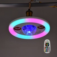 Lampu Bohlam Musik UFO 36W Kualitas Terbaik dengan Kontrol Nirkabel RGB Multiwarna 110v 220v Lampu LED Pintar Pengubah Warna