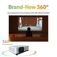 Projecteur laser 3LCD Panasonic PT-BME700C 7000 lumens 2715*1527 avec zoom 1,6x et déplacement de l'objectif, projecteur commercial
