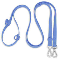 Laisse double pour chien en nylon PVC souple, imperméable et luxueuse, personnalisable, pour l'entraînement, mains libres, à porter en bandoulière, pour la promenade
