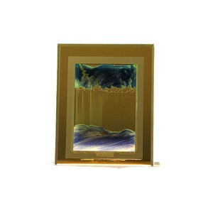 3D chảy cát sơn ánh sáng ban đêm ánh sáng bằng gỗ cơ sở thủ công mỹ nghệ trang trí cho trang trí nội thất phòng ngủ phòng khách vật liệu thủy tinh - Product Image 5