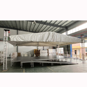 Height adjustable modern aluminum <b>stage</b> lighting <b>stage</b> for party event - Product Image 6