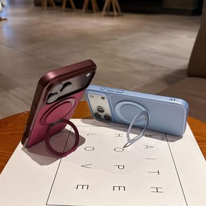 เคสโทรศัพท์มือถือ Deep cherry TechWoven Magnetic Rotation kickstand สำหรับ iPhone 18 17 16 15 pro max ลายผ้าลินิน ป้องกันการกระแทก - Product Image 6