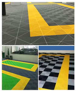 PP <b>Plastic</b> Garage Flooring Tiles for Car Parking & Warehouse 3D Model Design Solution Strength & Durability - Product Image 6