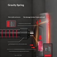 Barre de traction non perforée, sélectionnée avec soin, à fixer sur porte ou à poser au sol, pour usage domestique en intérieur
