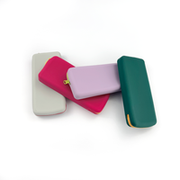 Étui de voyage en silicone pour brosses, trousse de toilette, sacs de maquillage, porte-monnaie durable avec poignée, vente en gros