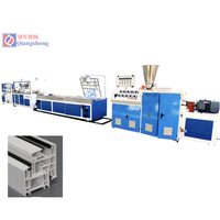 Fabricants d'extrudeuses en plastique UPVC/PVC/WPC/PE Volet d'obturation Cadre de fenêtres/Perle d'angle/Machine de ligne d'extrusion de profil