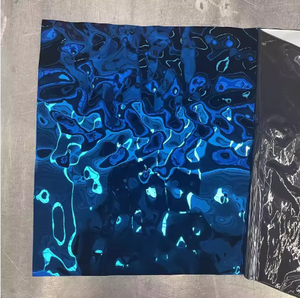 EX667 304 316 3D <b>Mirror</b> Water Ripple Color Stainless Steel Decorative <b>Sheets</b> for Wall Ceiling Decor - Product Image 2