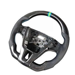 พวงมาลัยหนังแท้สำหรับ Volvo XC40 XC60 <span class=keywords><strong>S60</strong></span> XC90 S90 ตก<span class=keywords><strong>แต่ง</strong></span>ด้วยคาร์บอนไฟเบอร์แบบสปอร์ต - Product Image 1