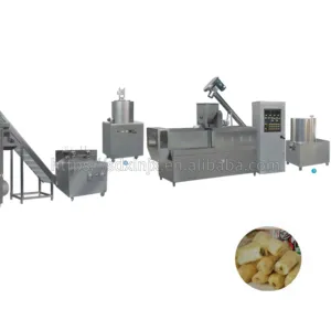 Enterprises large-scale production of household chocolate cream coated stuffed corn puffed energy bar production equipment
