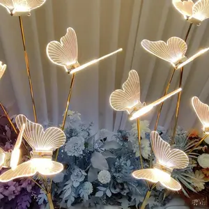 Lampu dekorasi kupu-kupu Kolibri, lampu pemandu dekorasi Led bunga taman dekorasi pernikahan