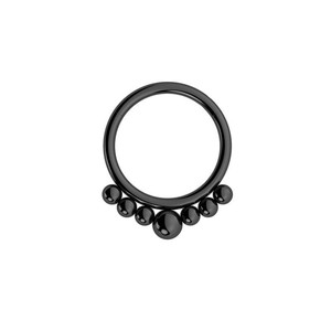 Anneau de nez en acier inoxydable avec fermeture à bille, bijou de piercing sans soudure pour cartilage nasal, disponible en or arc-en-ciel, noir, bleu, or rose - Product Image 4