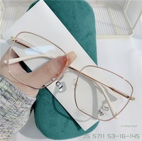Monturas de Gafas Ópticas de Miopía para Mujer, Estilo Punk, de Aleación de Titanio No Magnética, Montura Completa, Lentes de PC, Novedad al por Mayor