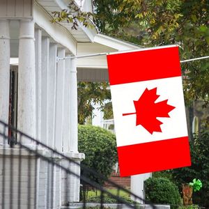 Drapeau du Canada 3x5 pieds en tissu polyester avec deux œillets en laiton, simple couche, pour décoration murale intérieure et extérieure - Product Image 4