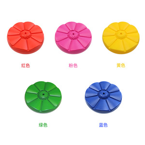 Columpio de plástico redondo para exteriores, equipo de juegos infantiles, 67 cm de diámetro, capacidad de carga de 80 kg, para niños y adultos - Product Image 2