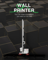 Impresora de Pared de Inyección de Tinta 3D XP600 con Cabezal de Impresión Automático, Tinta UV, Impresora de Arte Mural para Interiores/Exteriores, Alternativa a la Máquina de Pintar