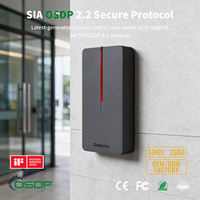 Lecteur de cartes RFID tout métal OSDP 2.2 125kHz EM HID 13.56MHz Mifare DESFire EV3 Wiegand RS485 IP65 Anti-Sabotage, Design Award