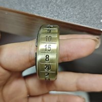 Anneau rotatif D20 en acier inoxydable, dés à équidélibération pour accessoire de jeu de table