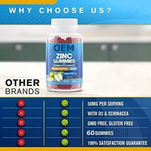 OEM מותג פרטי אבץ Gummies למבוגרים - Product Image 2