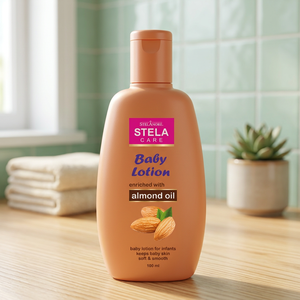 Loción para Bebés Stela Care Almond con Aceite de Almendras Dulces, Loción Corporal Hidratante Suave para Uso Diario, para una Piel Suave, Tersa y Delicada - Product Image 2