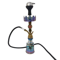 Ensemble complet : Chicha classique ornée de strass « Papillon et Couronne Arc-en-ciel»
