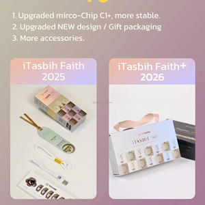 Nouveau Tasbih Musulman Weslamic 2026, Anneau de Prière, Compteur de Louanges, Chapelet Électronique Musulman avec <span class=keywords><strong>Application</strong></span> pour Hommes et Femmes - Product Image 5