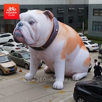 Énorme mascotte gonflable géante gonflable personnalisée gonflable grand chien publicitaire dessins animés