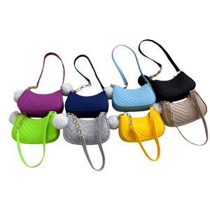 Sac à bandoulière tendance pour femme, sac à main décontracté en feutre, sac messager sous le bras, couleur unie, mini sac pour femme, vente en gros - Product Image 6