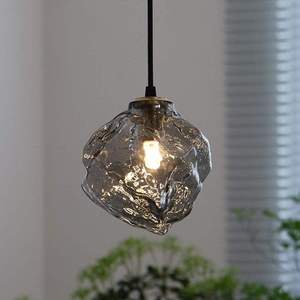 Lampadario a sospensione moderno a testa singola in vetro decorativo per villa, cucina, soggiorno, <span class=keywords><strong>LED</strong></span> - Product Image 1