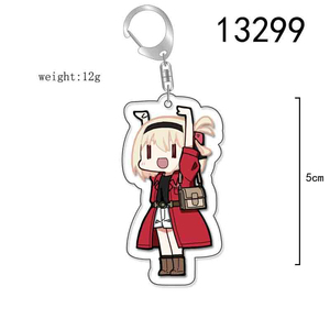 Llavero de acrílico de anime <span class=keywords><strong>Lycoris</strong></span> <span class=keywords><strong>Recoil</strong></span> Nishikigi Chisato Inoue Takina, accesorios para bolsos, regalos - Product Image 4