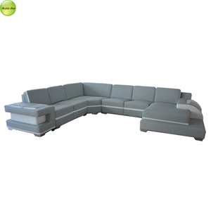 Housse de <span class=keywords><strong>canapé</strong></span> bicolore personnalisée professionnelle, <span class=keywords><strong>canapé</strong></span> <span class=keywords><strong>d</strong></span>'<span class=keywords><strong>angle</strong></span> coulissant de grande taille <span class=keywords><strong>en</strong></span> <span class=keywords><strong>cuir</strong></span> pour villa - Product Image 4
