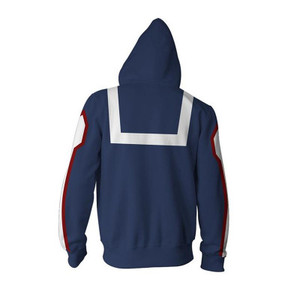 Costume de Cosplay <span class=keywords><strong>My</strong></span> <span class=keywords><strong>Hero</strong></span> <span class=keywords><strong>Academia</strong></span>, veste <span class=keywords><strong>d</strong></span>'entraînement, à capuche, impression 3D, unisexe, - Product Image 3