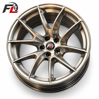 Jantes forgées monobloc 10 branches couleur bronze usé, face usinée, 18, 19, 20 pouces, 5x120 pour BMW, Audi, Benz