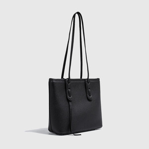 Bolso de Mano de Marca Famosa de Fábrica, Logotipo Personalizado, Nuevo Bolso de Hombro Grande de Cuero Genuino de Lujo para Mujer, Bolso Tote Sencillo y Moderno para Dama - Product Image 2
