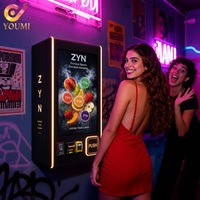 Máquina Expendedora Inteligente de Snus ZYN Mini, Montada en la Pared, con Control Remoto, Lector de Tarjetas y Verificación de Edad para Discotecas y Pequeños Negocios