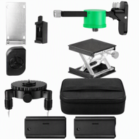 Niveau laser vert multifonctionnel 4D 16 lignes de qualité DIY 360° Missdake professionnel auto-nivelant avec batterie au lithium et garantie 1 an