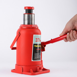 Dongkrak Hidrolik Vertikal WANPU Heavy Duty 32 Ton Baja Tinggi Maksimum 445mm Garansi 1 Tahun Grosir Pabrik untuk Perawatan Kendaraan - Product Image 4