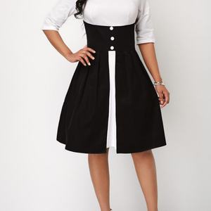 Vestido de Moda para Mujer Talla Grande, Vestido de Manga Larga, Diseño Personalizado, Vestido Informal para Mujer - Product Image 2