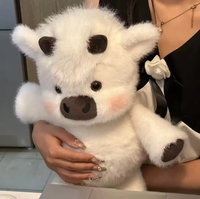 Série Creative Running : Jouet en peluche interactif avec membres mobiles, modèles Vache des Highlands, Panda, Éléphant, Cochon, Renard
