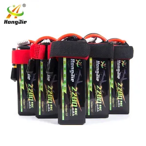 Hongjie RC Boat Helicopter Battery 22.2V 853496 2200mAh 6S 60C Lithium Battery Manufacturer